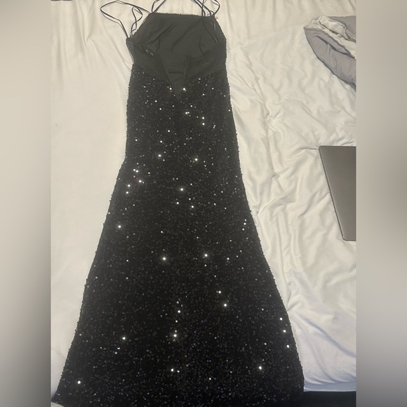 Tokyo Nights Sequin Gown - Black - Picture 3 of 3